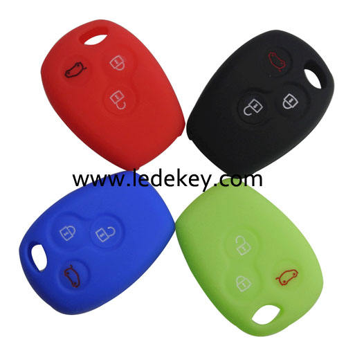 Silicone key cover for Renault (4 colors optional)