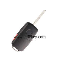 VW 4+1 button flip car key shell