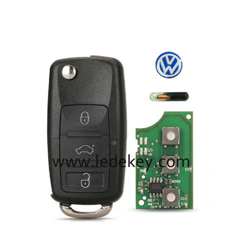 VW 3 Button remote Key 1K0 959 753 N 433MHZ with ID48 chip 1K0959753N