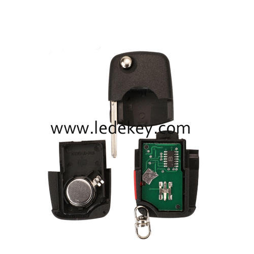 VW 3+1 button remote key 1J0 959 753 F 315Mhz with ID48 Chip 1J0959753F