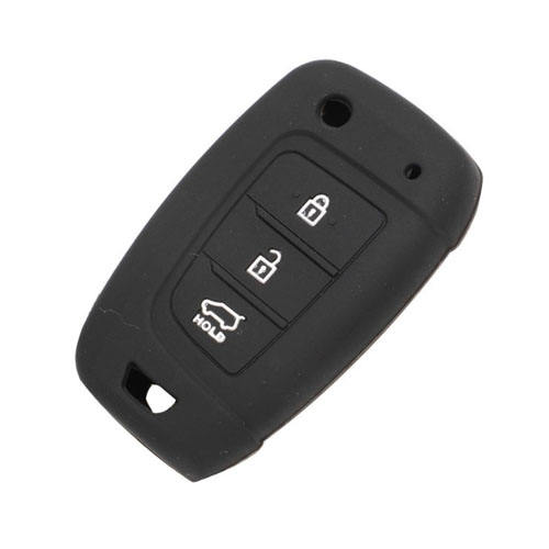 3 buttons Silicone key cover for Hyundai Kia (3 colors optional)