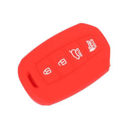 4 buttons Silicone key cover for Hyundai (3 colors optional)