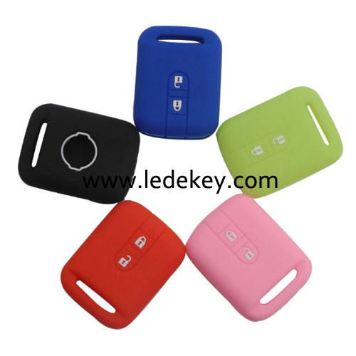 2 buttons Silicone key cover for Nissan Infiniti (5 colors optional)