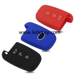 3 buttons Silicone key cover for Hyundai Kia (3 colors optional)