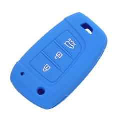 3 buttons Silicone key cover for Hyundai Kia (3 colors optional)