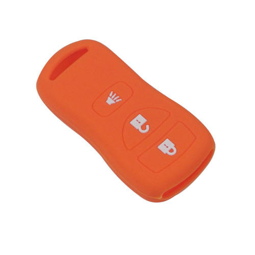 3 buttons Silicone key cover for Nissan (6 colors optional)