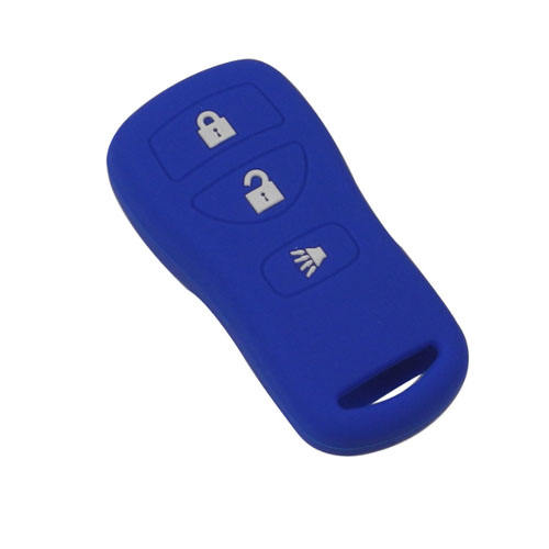 3 buttons Silicone key cover for Nissan (6 colors optional)