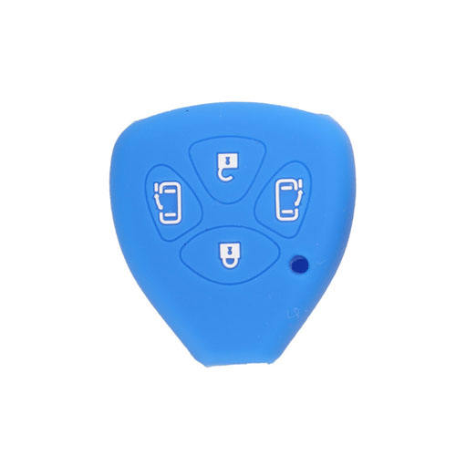 4 buttons Silicone key cover for Toyota (3 colors optional)