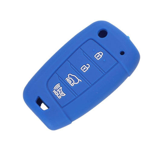 4 buttons Silicone key cover for Hyundai Kia (3 colors optional)