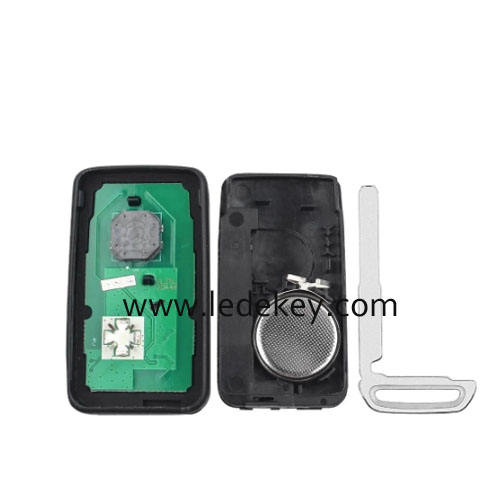 Volvo 6 button smart key card Keyless Go（Full Smart）with 433Mhz ID46 chip FCC ID :KR55WK49266