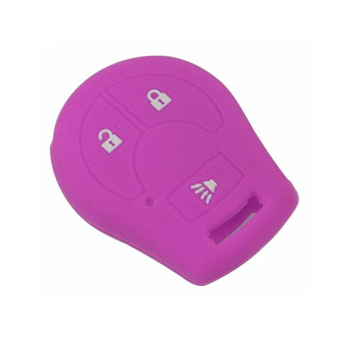 3 buttons Silicone key cover for Nissan (6 colors optional)