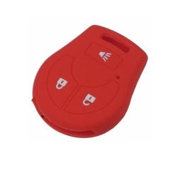 3 buttons Silicone key cover for Nissan (6 colors optional)