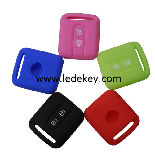 2 buttons Silicone key cover for Nissan Infiniti (5 colors optional)