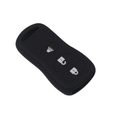 3 buttons Silicone key cover for Nissan (6 colors optional)