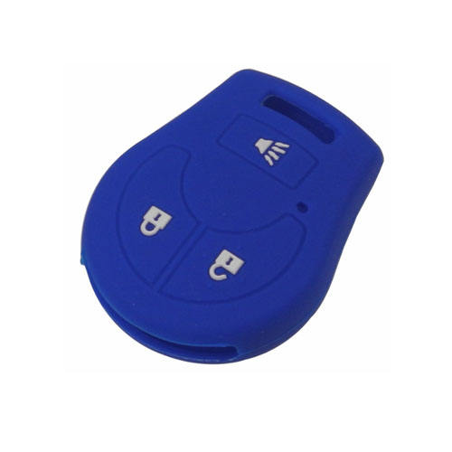 3 buttons Silicone key cover for Nissan (6 colors optional)