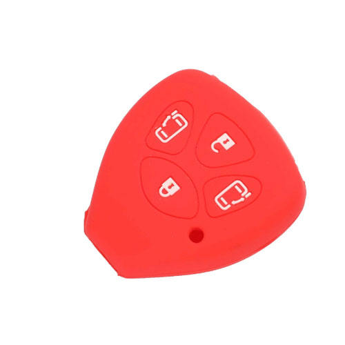 4 buttons Silicone key cover for Toyota (3 colors optional)