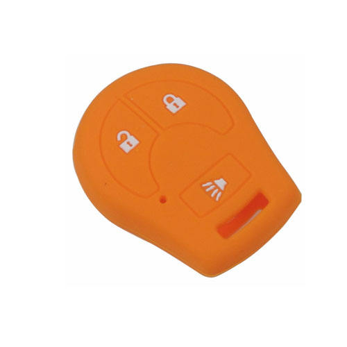 3 buttons Silicone key cover for Nissan (6 colors optional)