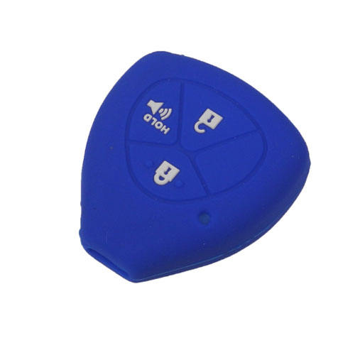 3 buttons Silicone key cover for Toyota (6 colors optional)