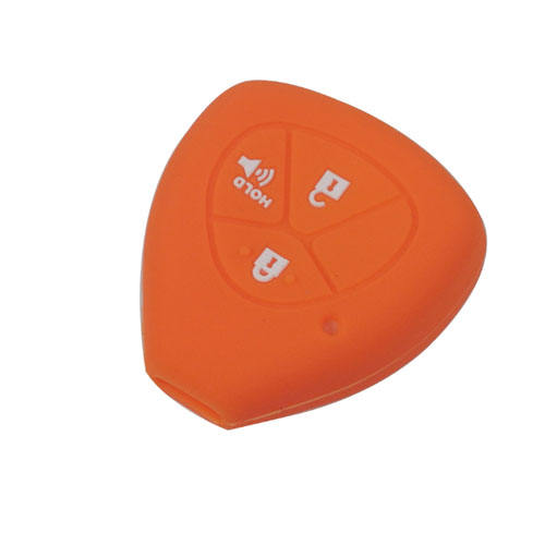 3 buttons Silicone key cover for Toyota (6 colors optional)