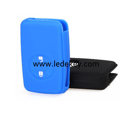 2 buttons Silicone key cover for Toyota (2 colors optional)