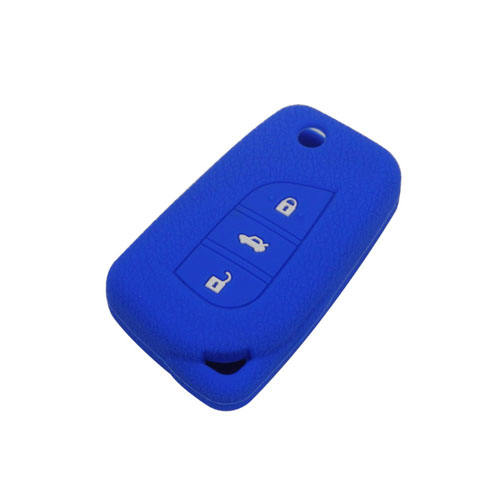 3 buttons Silicone key cover for Toyota (4 colors optional)