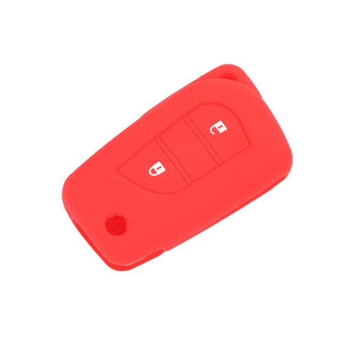 2 buttons Silicone key cover for Toyota (3 colors optional)