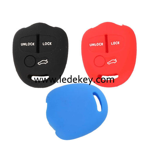3 buttons Silicone key cover for Mitsubishi ASX (3 colors optional)