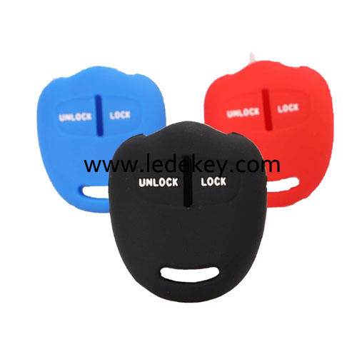 2 buttons Silicone key cover for Mitsubishi ASX (3 colors optional)