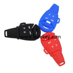 4 buttons Silicone key cover for SAAB (3 colors optional)