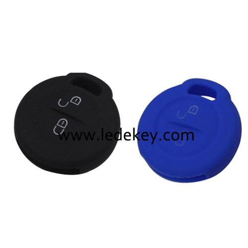 2 buttons Silicone key cover for Mitsubishi Smart forfour (2 colors optional)