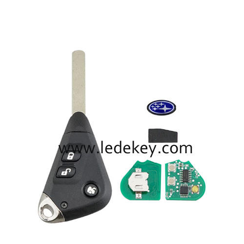 3 button remote key with 433mhz 4D62 chip FCC ID : 6257497AG153 for Subaru Liberty Impreza Forester Outback B13 2004-2009