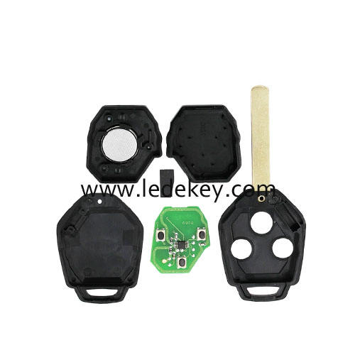 Subaru 3 button remote key with 433Mhz 4D60 chip