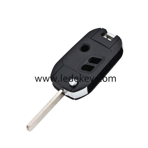 Subaru 3 button modified folding flip key shell with logo