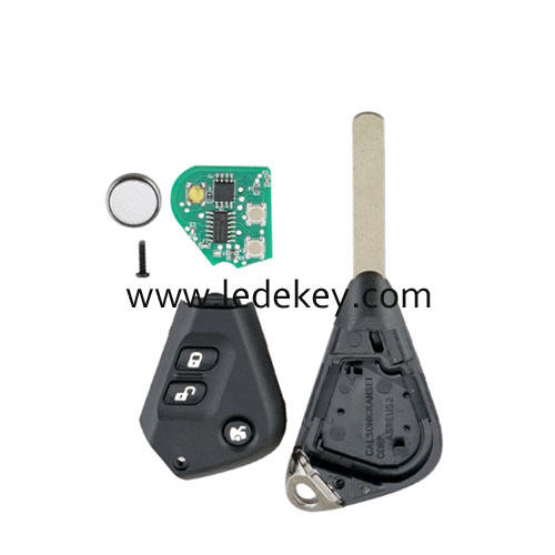 3 button remote key with 433mhz 4D62 chip FCC ID : 6257497AG153 for Subaru Liberty Impreza Forester Outback B13 2004-2009