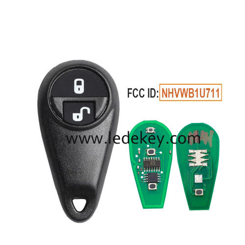Subaru 2 button remote key with 433Mhz FCC ID : NHVWB1U711