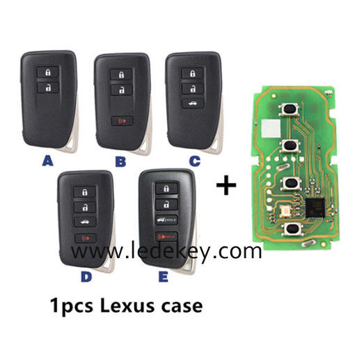 Xhorse VVDI XM38 Smart Key XSTO01EN Universal Remote Key 8A 4D 4A chip for Toyota Lexus please choose key case style