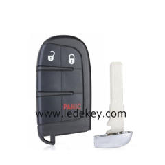 Chrysler Jeep Dodge 2+1 button remote key shell (no logo )
