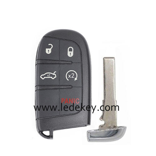 Chrysler Jeep Dodge 4+1 button remote key shell (no logo )