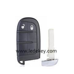 Chrysler Jeep Dodge 2 button remote key shell (no logo )