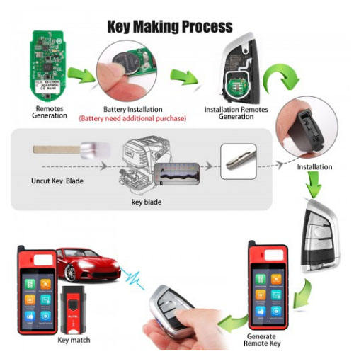 AUTEL IKEYBW003AL BMW 3 Buttons Smart Universal Key