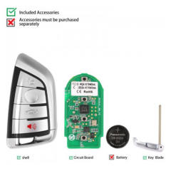 AUTEL IKEYBW004AL BMW 4 Buttons Universal Smart Key