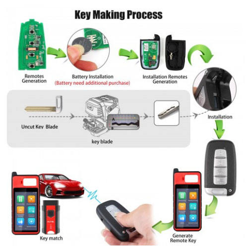 AUTEL IKEYHY004AL Hyundai 4 Buttons Universal Smart Key