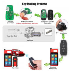 AUTEL IKEYAT004CL 4 Buttons Universal Smart Key