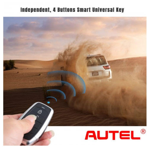 AUTEL IKEYAT004EL 4 Buttons Independent Universal Smart Key