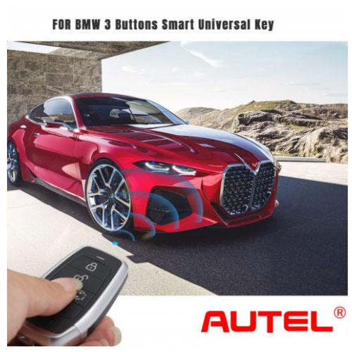 AUTEL IKEYAT005CL 5 Buttons Universal Smart Key with Left & Right Doors Buttons