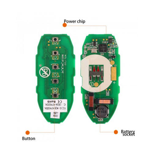 AUTEL IKEYNS005AL Nissan 5 Buttons Universal Smart Key