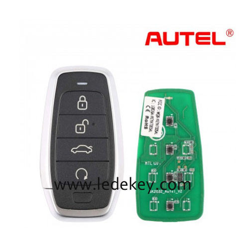 AUTEL IKEYAT004EL 4 Buttons Independent Universal Smart Key