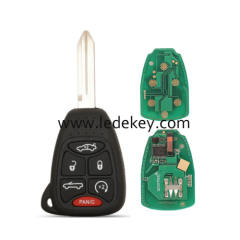 #1 Chrysler Jeep Dodge RAM 5+1 button remote key 315Mhz ID46-PCF7941 chip FCCID: OHT692427AA-OHT692713AA