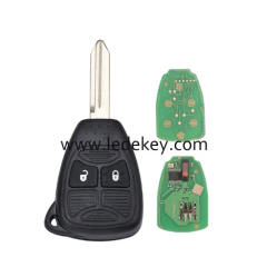 Chrysler Jeep Dodge RAM 2 button remote key 433Mhz ID46-PCF7941 chip FCCID: CE0888