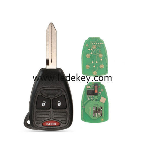 Chrysler Jeep Dodge RAM 2+1 button remote key 433Mhz ID46-PCF7941 chip FCCID: CE0888